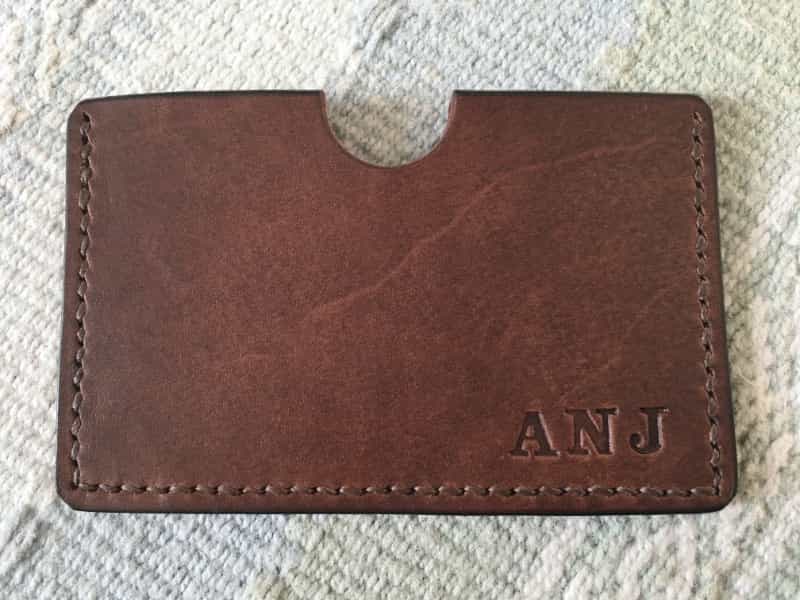 Personalised card holder