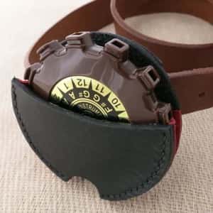 Leather pitch pipe holster