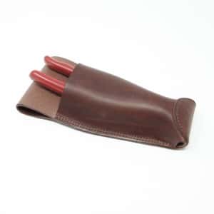 Leather secateurs holster